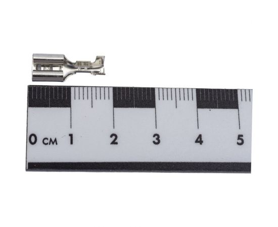 Плоский неизолированный луженый разъем КВТ РП-М(л) 2,5 - (6,3) 89246 – изображение 2