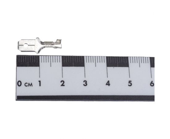 Плоский неизолированный луженый разъем КВТ РП-П(л) 2,5 - (6,3) 89247 – изображение 4