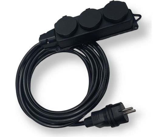 Силовой удлинитель iTOK с заземлением серии iCONNECT КГтп-ХЛ 3x2,5 мм 3 гнезда IP44 ГОСТ 7 м i-CONNECT-SU-KG-325-3-44-7 