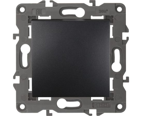 Кнопка ЭРА Elegance14111105 10АХ250В , антрацит, Б0047866 