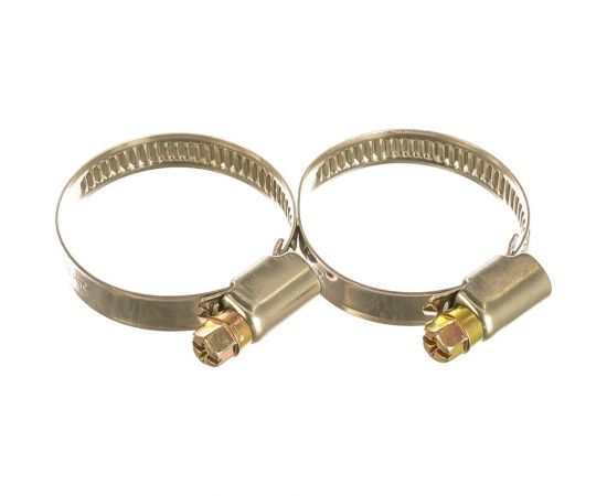 Набор хомутов Профитт нерж. червячный 25-40-х под отвёртку, 2 шт 3174404 