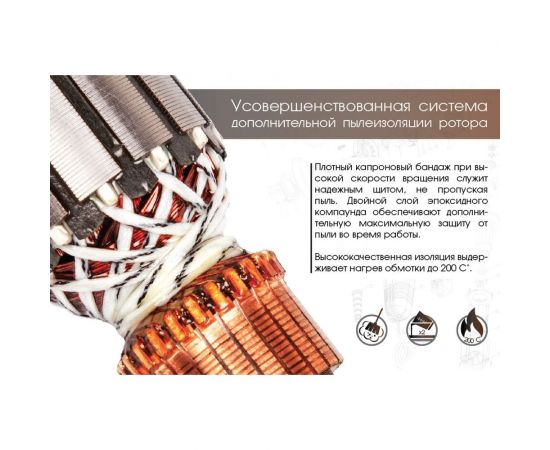 Шлифовальная угловая машина BORT BWS-1000-125 91275356 – изображение 10