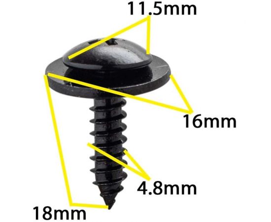 Металлический автокрепеж Крепавто M2069 – изображение 2