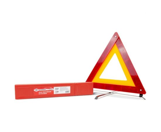 Знак аварийной остановки AUTOPROFI металлическая опора ZN-200 – изображение 2