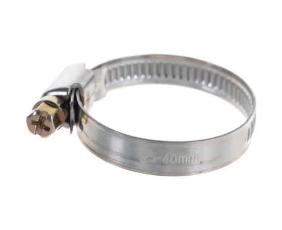 Набор хомутов Профитт нерж. червячный 25-40-х под отвёртку, 2 шт 3174404 – изображение 2