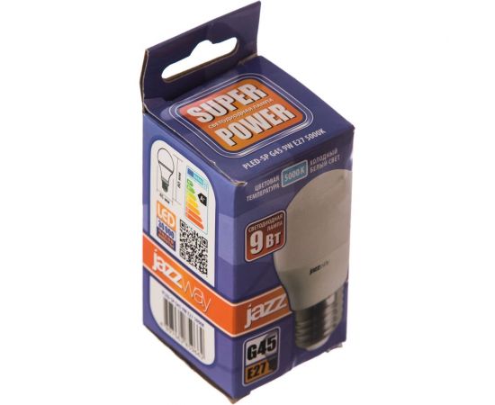 Лампа Jazzway PLED-SP G45 9w E27 5000K-E 2859662A – изображение 3
