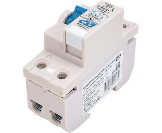 Устройство защитного отключения ETP УЗО 2P 16А тип АС 30 мА 4,5 кА 18097 – изображение 3