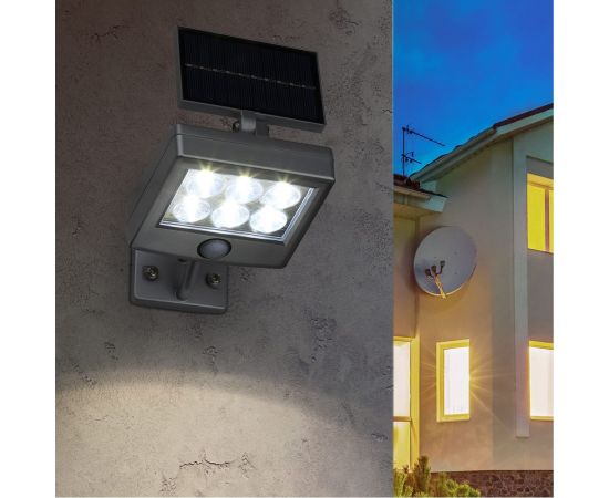 Прожектор с датчиком движения ЭРА ERAFS04808, на солнечной батарее, 6L Б0044248 – изображение 3