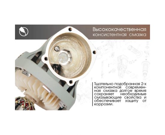 Шлифовальная угловая машина BORT BWS-1000-125 91275356 – изображение 12