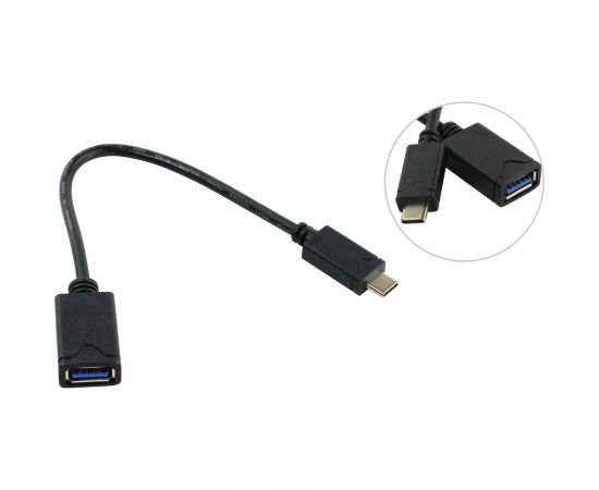 Кабель-адаптер 5bites USB3.0 USB Type-C, 0,2 м TC304-02OTG 