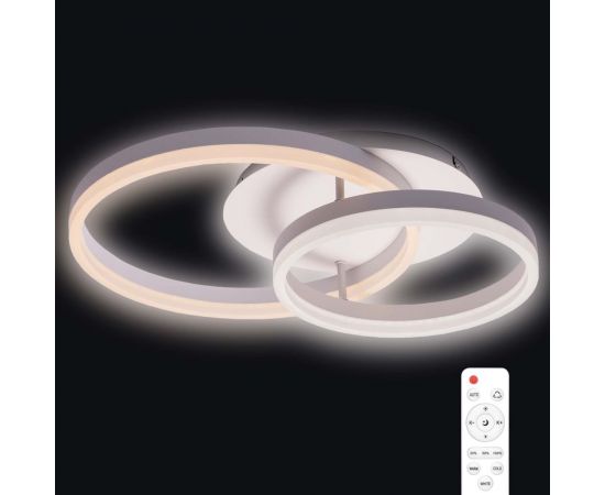 Потолочная светодиодная диммируемая люстра RITTER ECLIPSE с ДУ 3 режима 56Вт 14 м2 белый 52082 9 