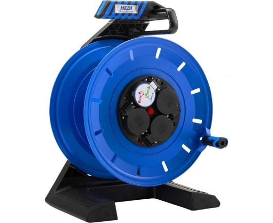 Катушка без провода HEDI Generation 7 4 розетки для удлинителя из пластика D=290мм IP44 термозащита K7000TF 