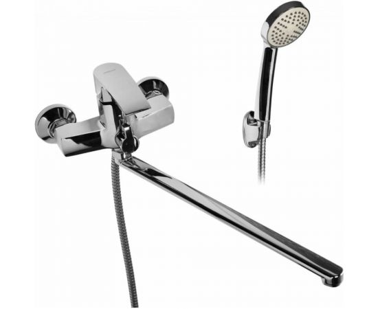 Смеситель для ванной WISENT с изливом 40 см и душем 22243 