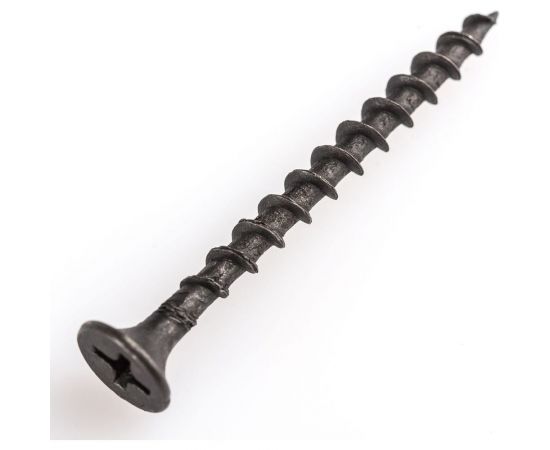 Саморез по дереву VIPКрепеж черный 3,5х41 к 12 шт 10112 VIPL 