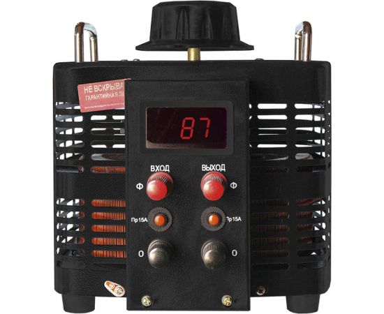 ЛАТР Энергия Black Series 1Ф TDGC2-5кВА 15А 0-300V цифр. Е0102-0104 