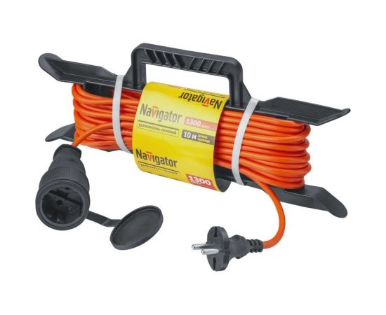 Удлинитель Navigator 93 924 npe-f-30-x-2x1 на рамке, без заземления, 30м, Россия 93924 