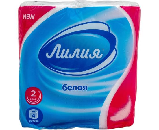 Туалетная бумага Лилия 2слоя 4рулона 5604 – изображение 5