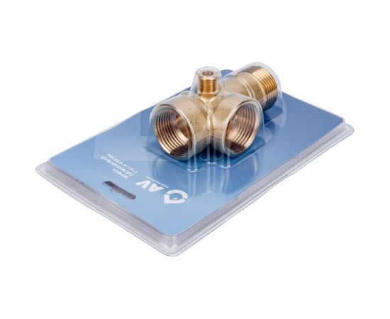 Пятиходовой штуцер AV Engineering 1"x1/4"х90 мм AVE194503 – изображение 2