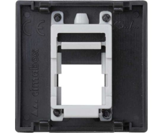 Универсальный адаптер Simon на 1 RJ45 коннектор, модуль К45, без защитных шторок, графит K076-14 – изображение 3