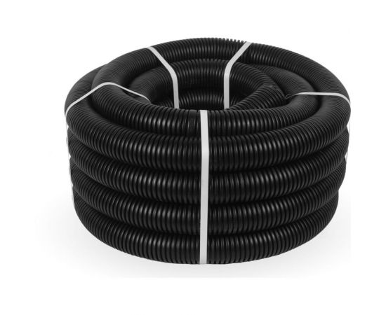 Гофрированная труба Строитель ПНД безгалогенная HF черная д40 15м PR.024051 – изображение 3