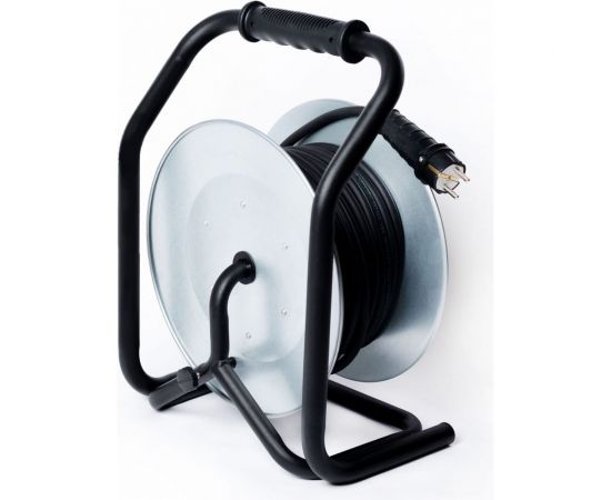 Удлинитель на металлической катушке энаргит мк3: кг 3x2,5 (50 метров, ip 44, с термодатчиком) МК3-325-50К-Т – изображение 2