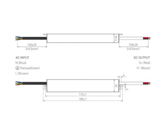 Блок питания Arlight ARPV-12030-B 020003 – изображение 2