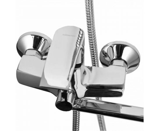 Смеситель для ванной WISENT с изливом 40 см и душем 22243 – изображение 3