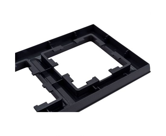 2-местная рамка IEK Brite ру-2-брч черный BR-M22-K02 – изображение 2