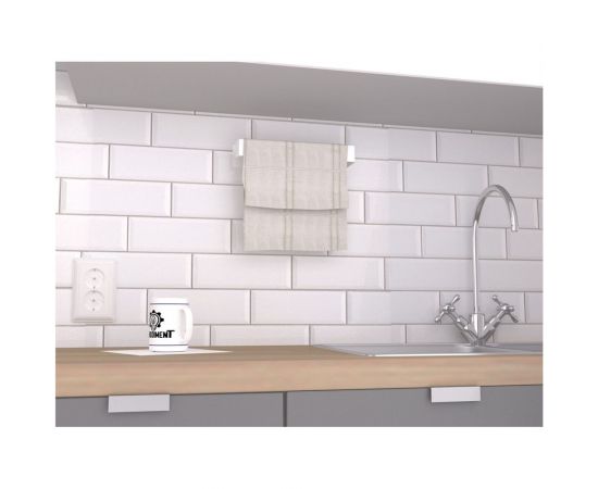 Держатель для бумажных полотенец EMBODIMENT монтаж без сверления, настенный, белый EMB-PTH-W-W – изображение 2