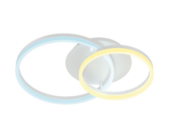 Потолочная светодиодная диммируемая люстра RITTER ECLIPSE с ДУ 3 режима 56Вт 14 м2 белый 52082 9 – изображение 3