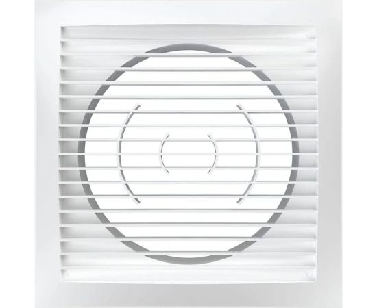 Решетка вентиляционная 1515РС10Ф приточно-вытяжная (150x150 мм; с фланцем 100 мм; АБС) ERA 233-082 