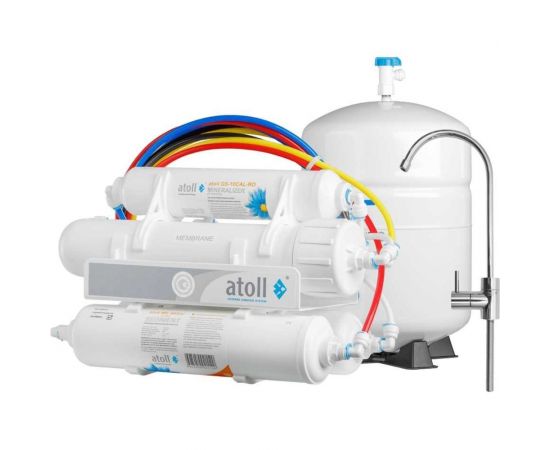 Компактная система обратного осмоса Atoll A-450m Compact с минерализатором 4 ступени, 120 л/сутки 