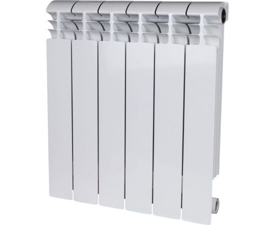 Биметаллический радиатор STOUT VEGA 500 6 секций, боковое подключение SRB-1310-050006 RG00908P2KEBRJ 