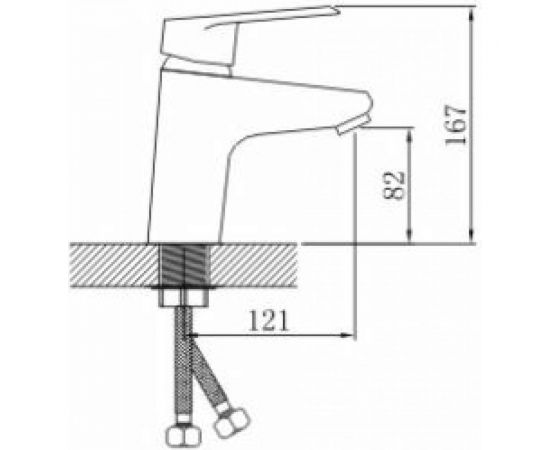 Смеситель для умывальника Potato P1009-2 – изображение 2