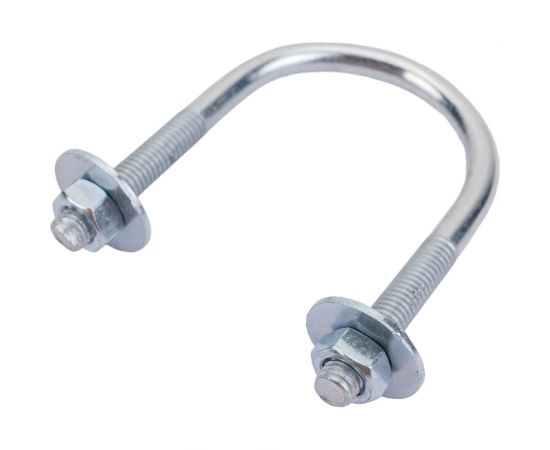 Трубный хомут для крепления телевизионных антенн тарелок на трубу диаметром 40-49 мм Невский Крепеж 824749 – изображение 2