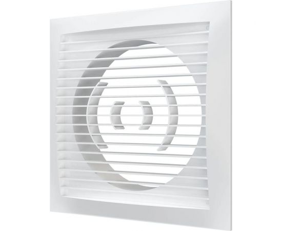 Решетка вентиляционная 1515РС10Ф приточно-вытяжная (150x150 мм; с фланцем 100 мм; АБС) ERA 233-082 – изображение 2