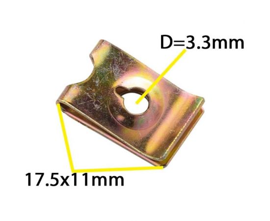 Автокрепеж металлический 10 шт Крепавто M2101 – изображение 2
