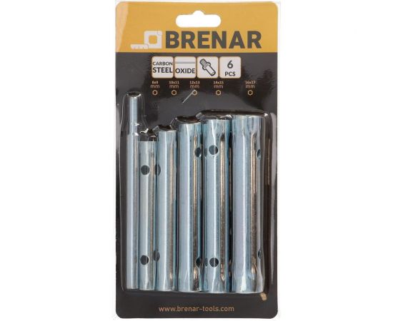 Набор трубчатых ключей BRENAR 8-17 мм 255 – изображение 2