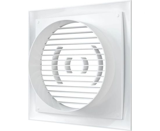 Решетка вентиляционная 1515РС10Ф приточно-вытяжная (150x150 мм; с фланцем 100 мм; АБС) ERA 233-082 – изображение 4