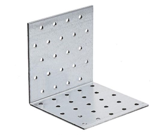 Крепежный равносторонний уголок Невский Крепеж цинк, 60x60x80x2 мм 922479 