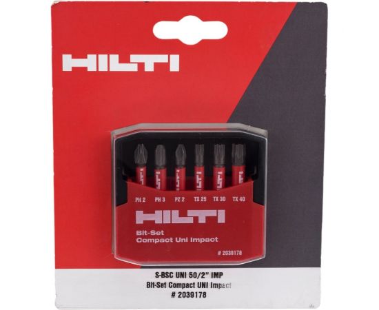 Набор насадок S-BSC UNI (6 шт; 50 мм) Hilti 2039178 