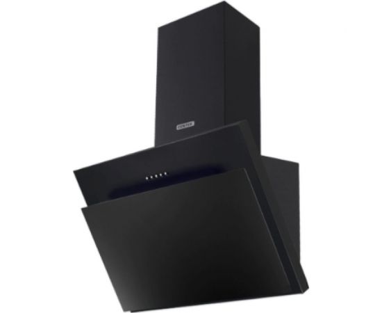 Наклонная вытяжка Centek ширина 60 см, металл, 600 м3/час (68 Вт), 3 скорости, LED, CT-1826-60 Black 