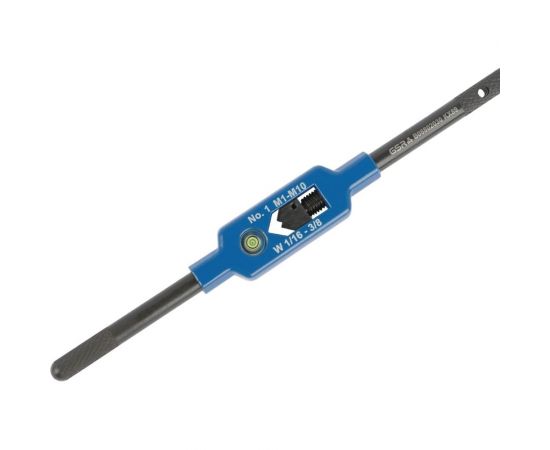 Метчикодержатель GSR N 3 стальной M5-М20 Silver с уровнем B08802060 