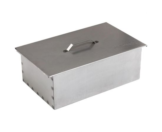 Двухъярусная коптильня с поддоном для сбора жира Тонар 450x280x170 мм, сталь 1.5 мм К-002 071803 