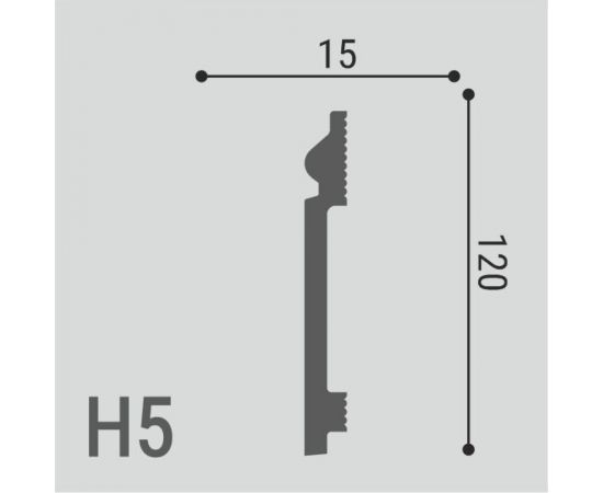 Плинтус напольный Де-Багет XPS POLYMER Н 5 00-00105899 – изображение 2