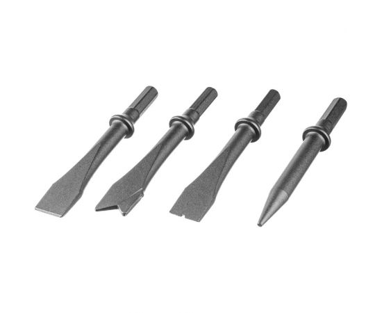 Набор зубил (4 шт) для пневмомолотка AIST 91510070 00-00009411 – изображение 3