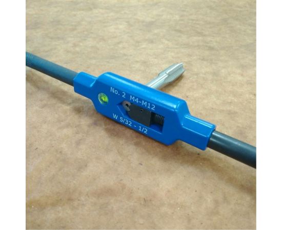 Метчикодержатель GSR N 3 стальной M5-М20 Silver с уровнем B08802060 – изображение 3