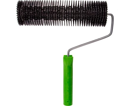 Игольчатый валик для наливных полов СИБРТЕХ с ручкой, острая игла, 240 мм 81110 – изображение 5