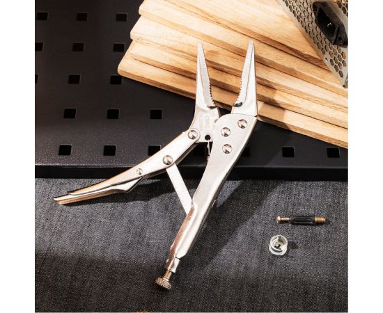 Зажимные клещи DELI удлиненные DL20015B 98276 – изображение 8