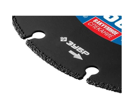 Алмазный отрезной диск по металлу ЗУБР Профессионал Металлорез 115х22 мм 36662-115 – изображение 3